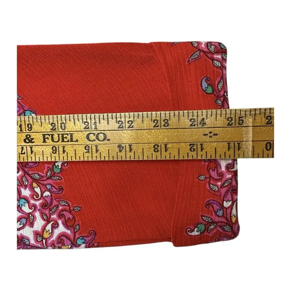 Carol Little Vintage Tunic Artsy Colorful Bright Blouse Top Womens 8 USA 90s - Picture 12 of 12